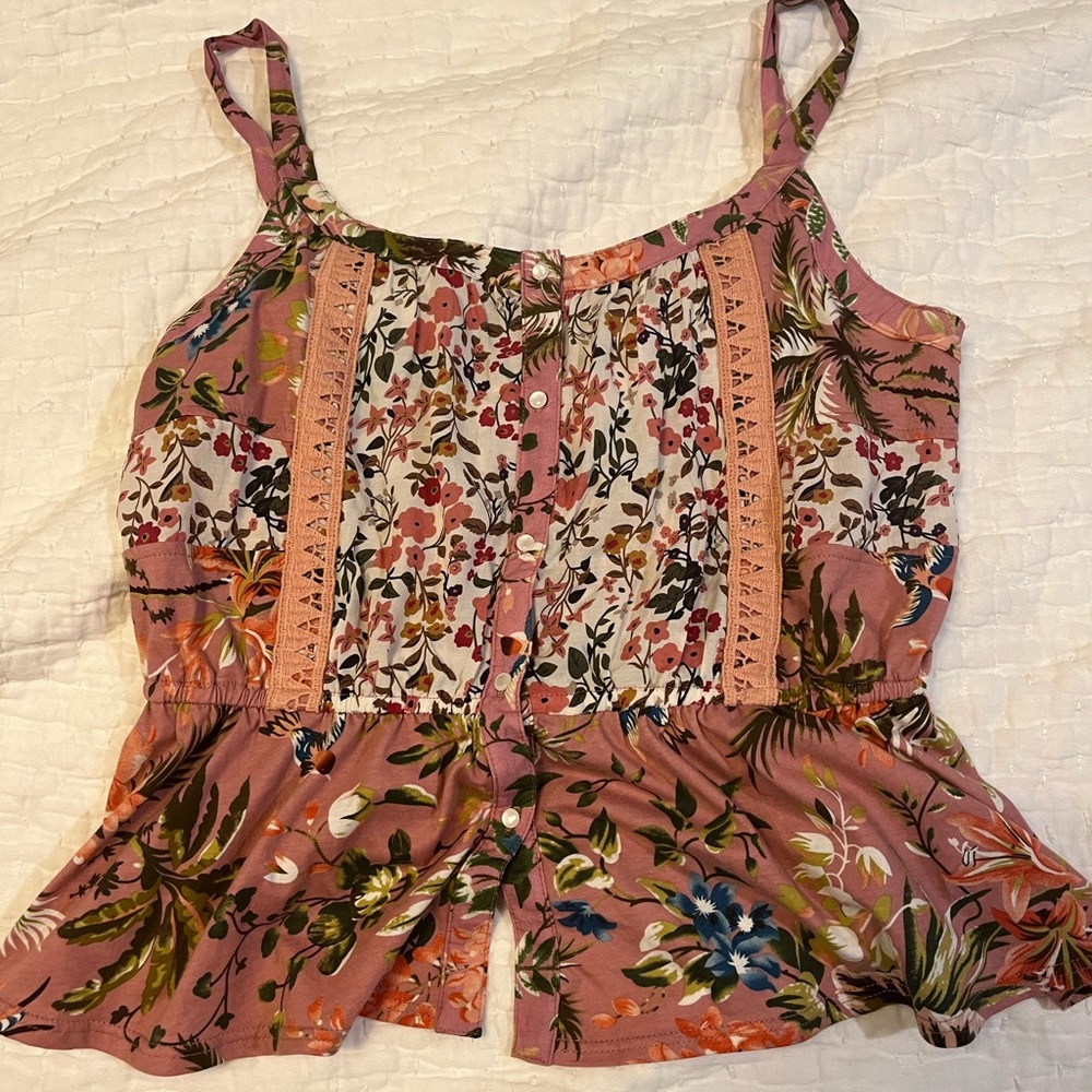 Anthropologie tank, size small, Tiny brand